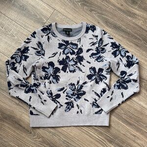Floral Patterned Sweater